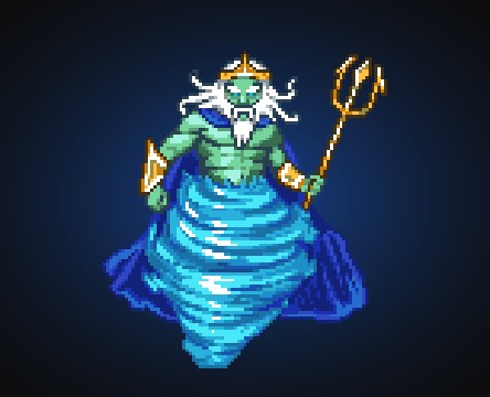 Triton, boss of World 5: Tritonia