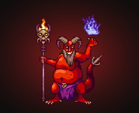 Infernus, boss of World 6: Hell