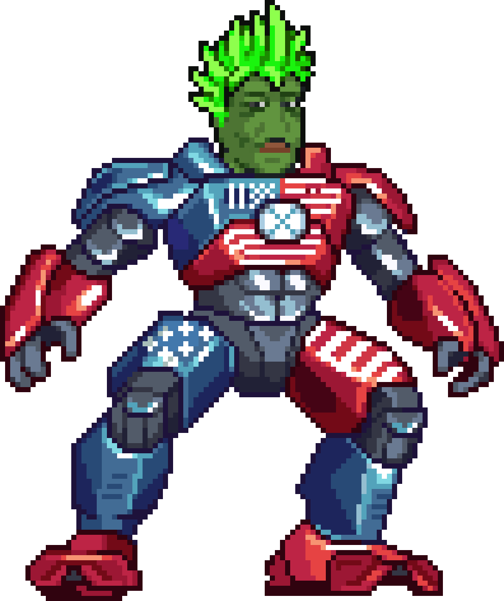 Commander X, final boss of Gravity Glider